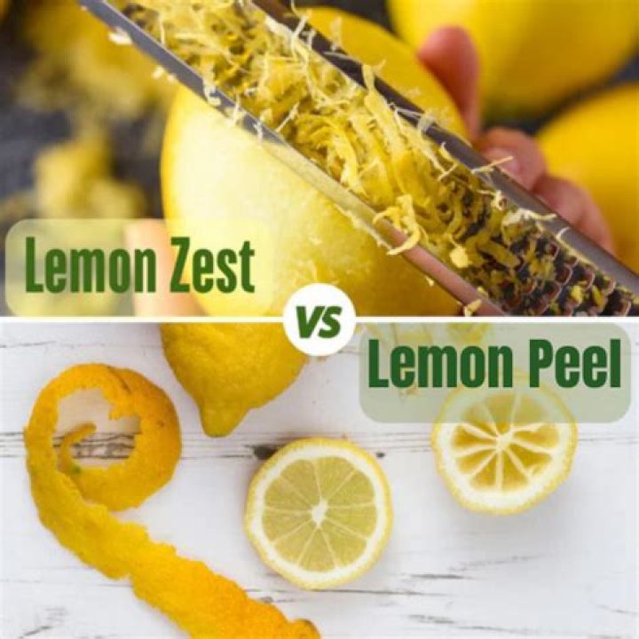 Are lemon zest and lemon peel the same thing?