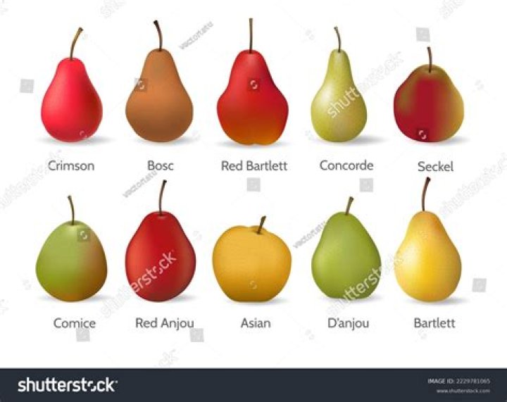 Are red pears sweet?