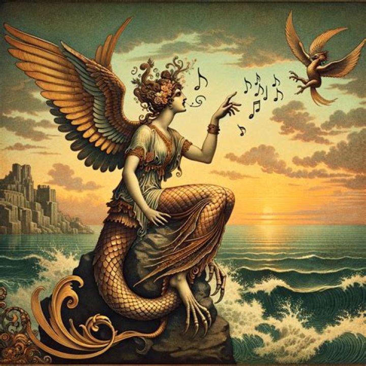 Are sirens half bird or half fish?