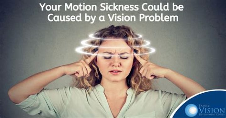 Can eye problems cause motion sickness?