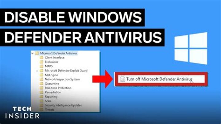 Can I delete Windows Defender antivirus?