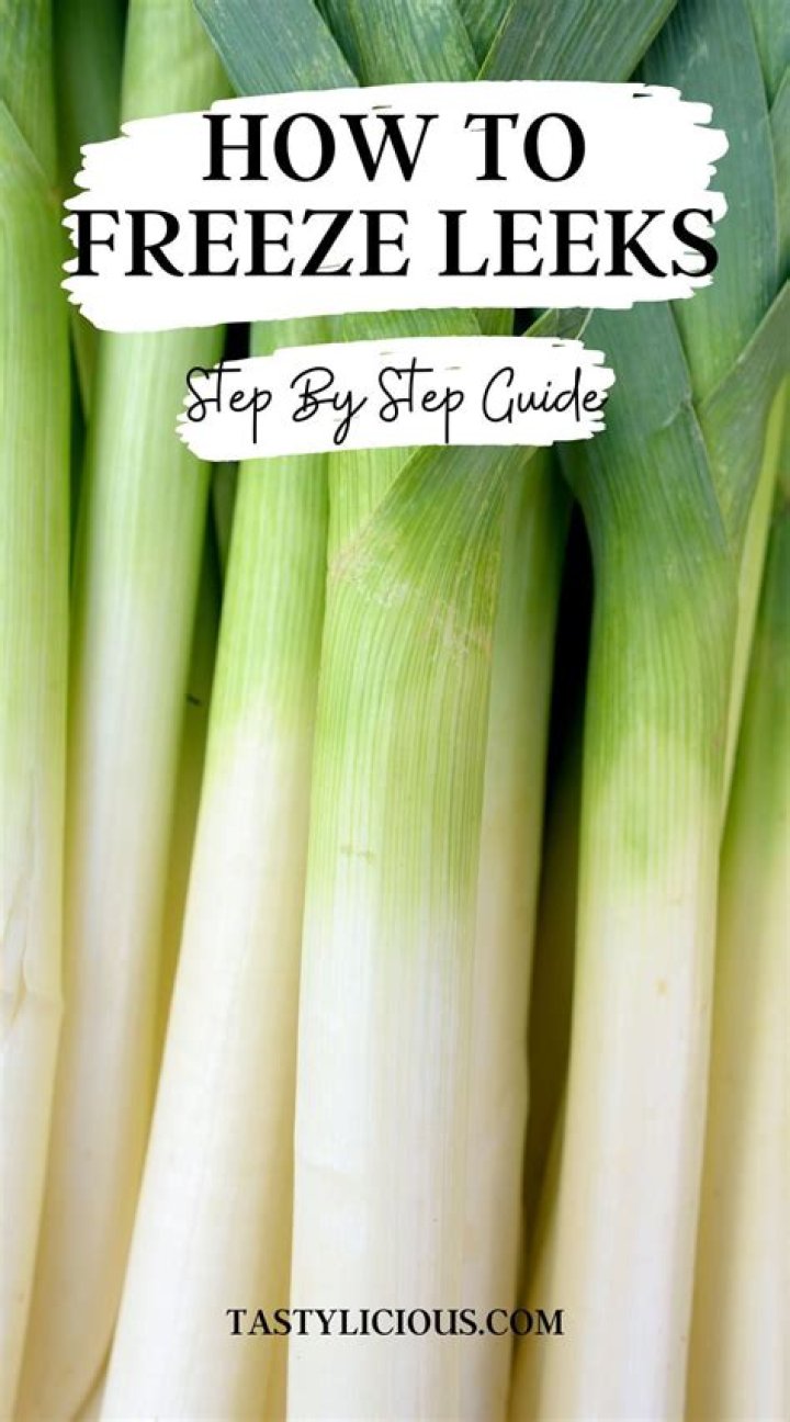 Can I freeze uncooked leeks?