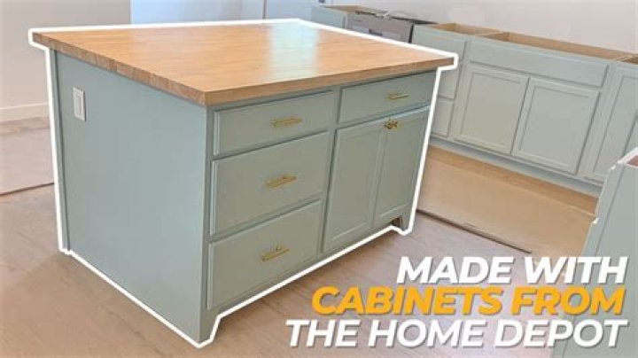 Can I make an island out of base cabinets?