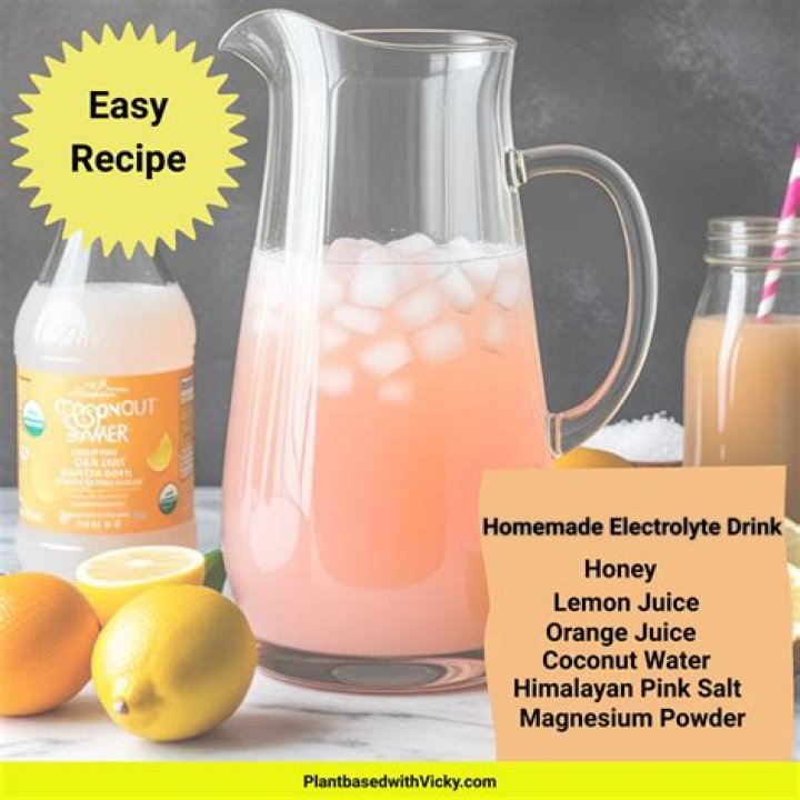 Can I make my own electrolyte drink?