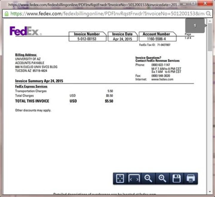 Can I pay a FedEx invoice online?