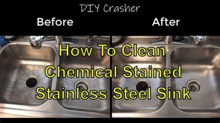 Can I use bleach to clean my stainless steel sink?