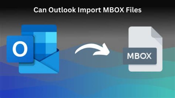 Can Outlook import mbox files?