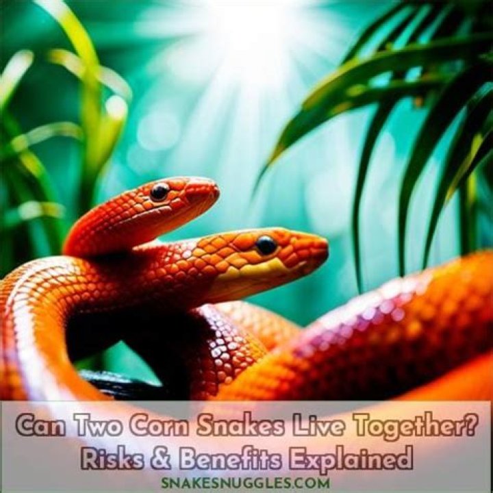 Can two snakes live together?