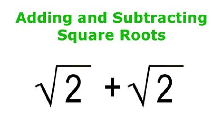 Can we add roots?