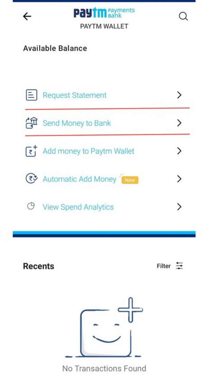 Can we transfer money from Paytm postpaid?