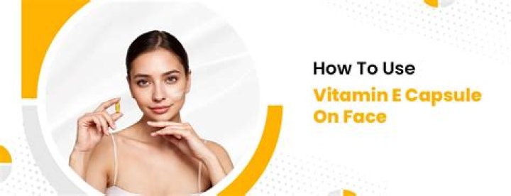 Can we use Vitamin E capsule directly on face?