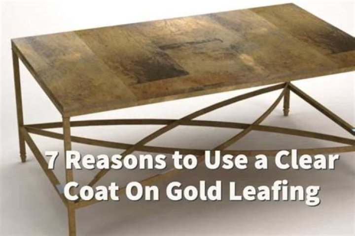 Can you clear coat gold leaf?