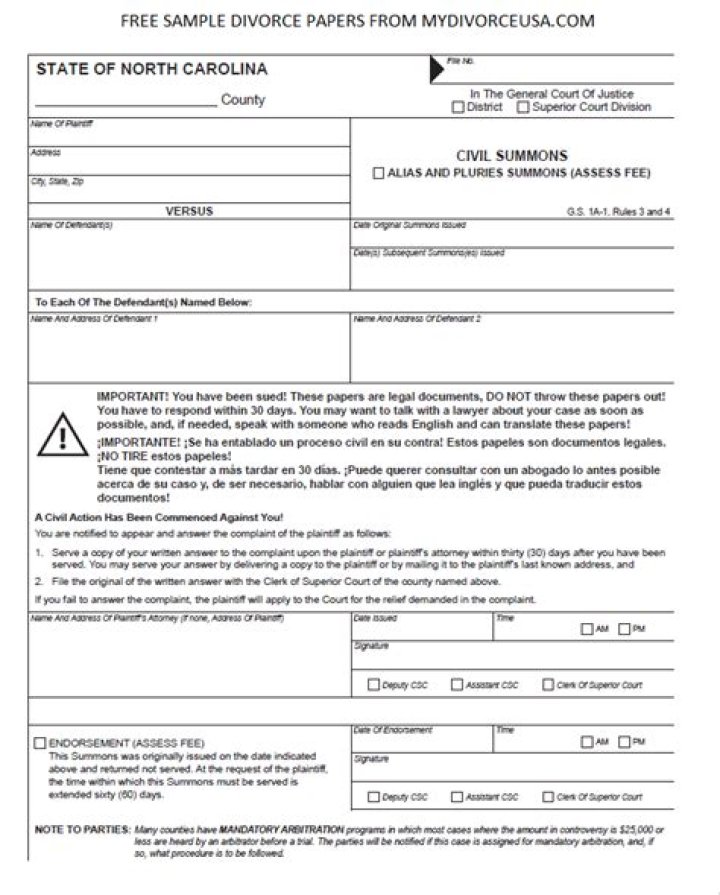 Can you file for divorce in NC without a lawyer?