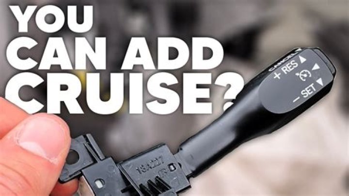 Can you fit cruise control to any car?