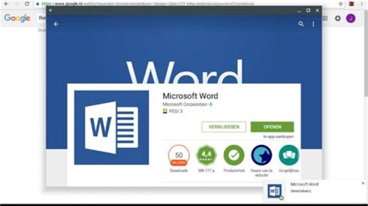 Can you install Microsoft Word on a Chromebook?