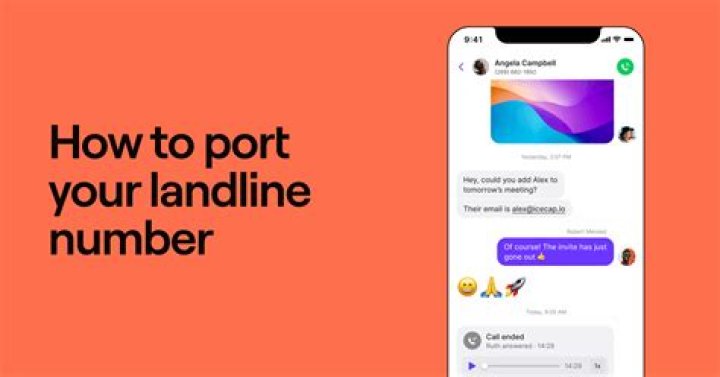 Can you keep your landline number?