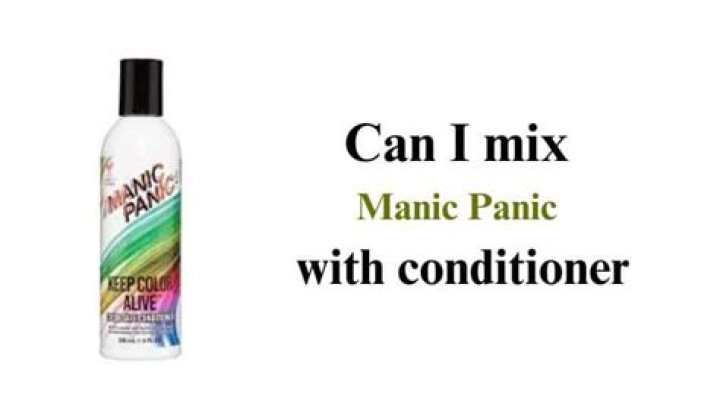 Can you mix Manic Panic with conditioner?