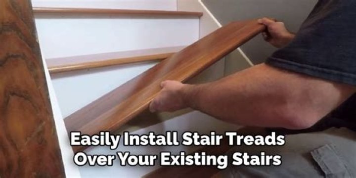 Can you put new stair treads over old treads?