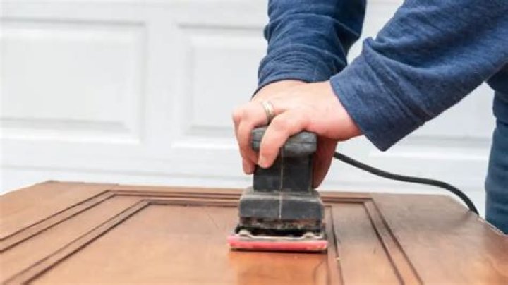 Can you sand the bottom of a door?
