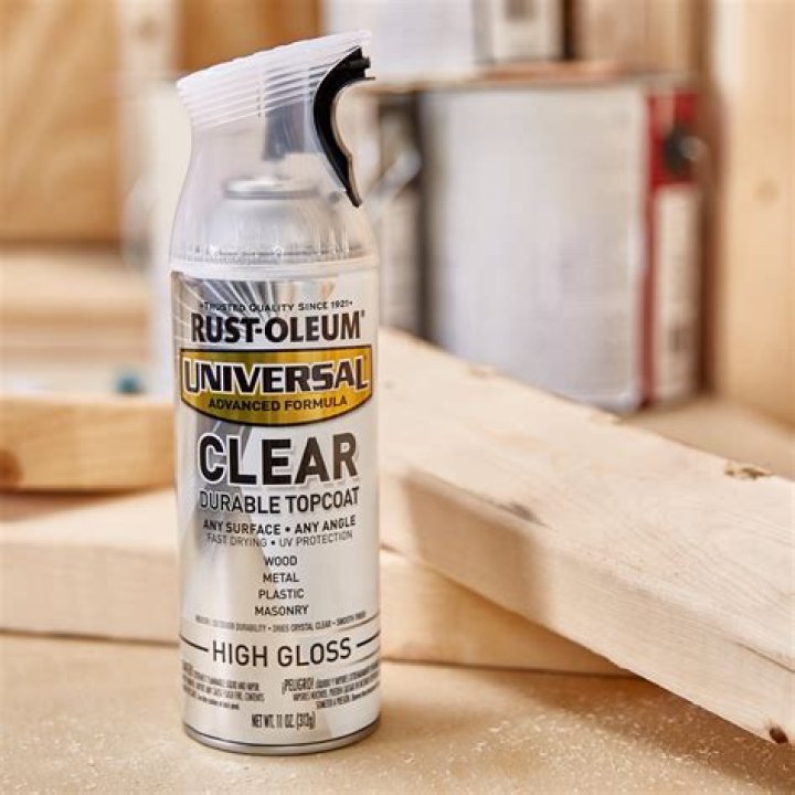 Can you spray clear coat over rustoleum?