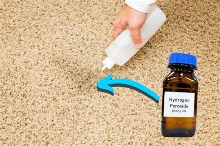 Can you use hydrogen peroxide to clean carpet stains?