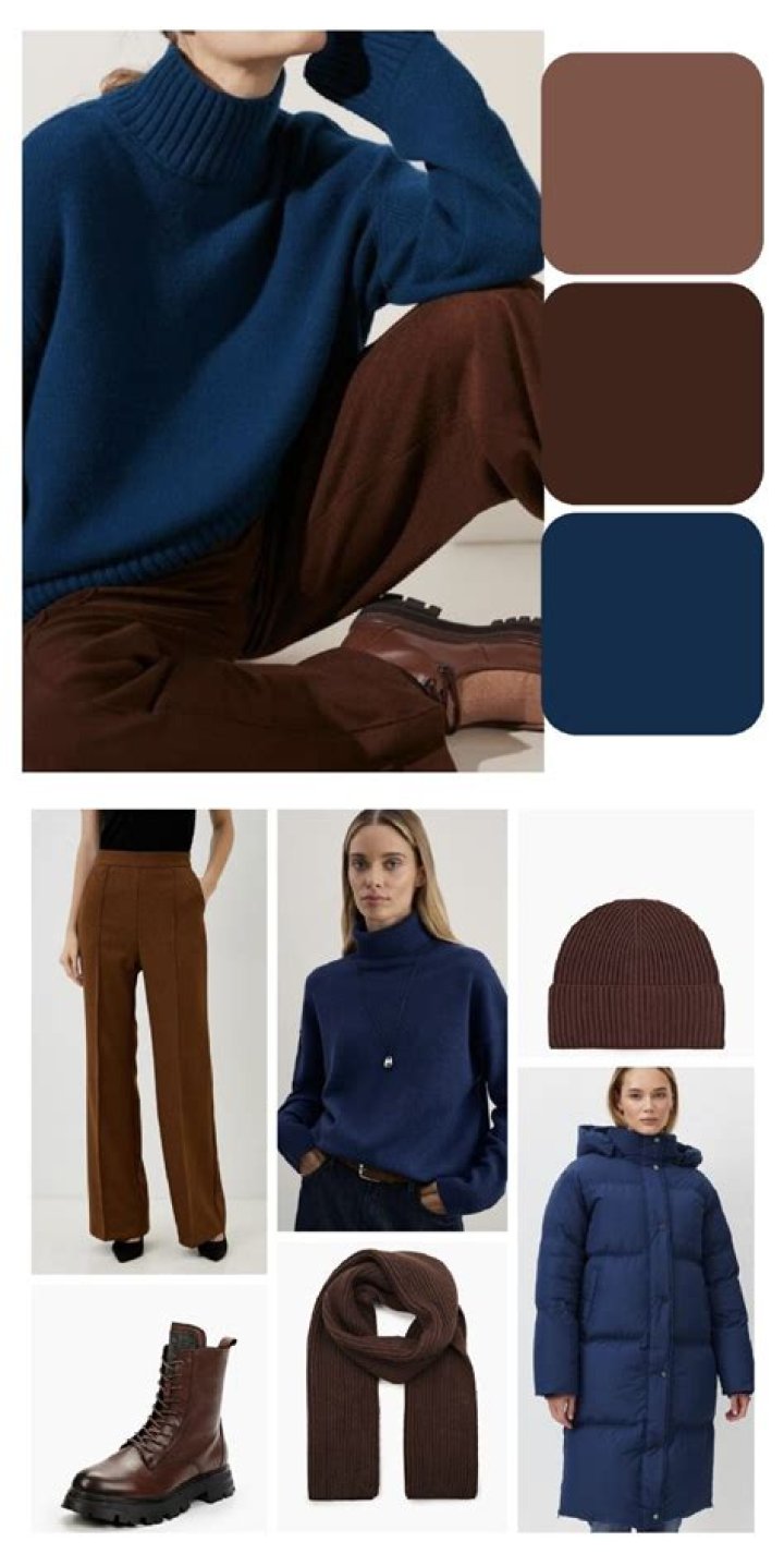 Can you wear brown and navy together?