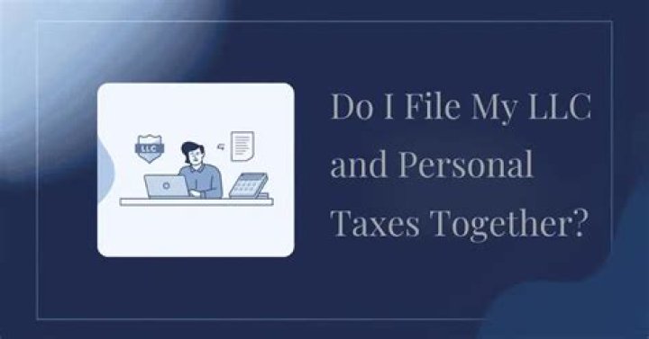 Do I file my business taxes and personal taxes together?
