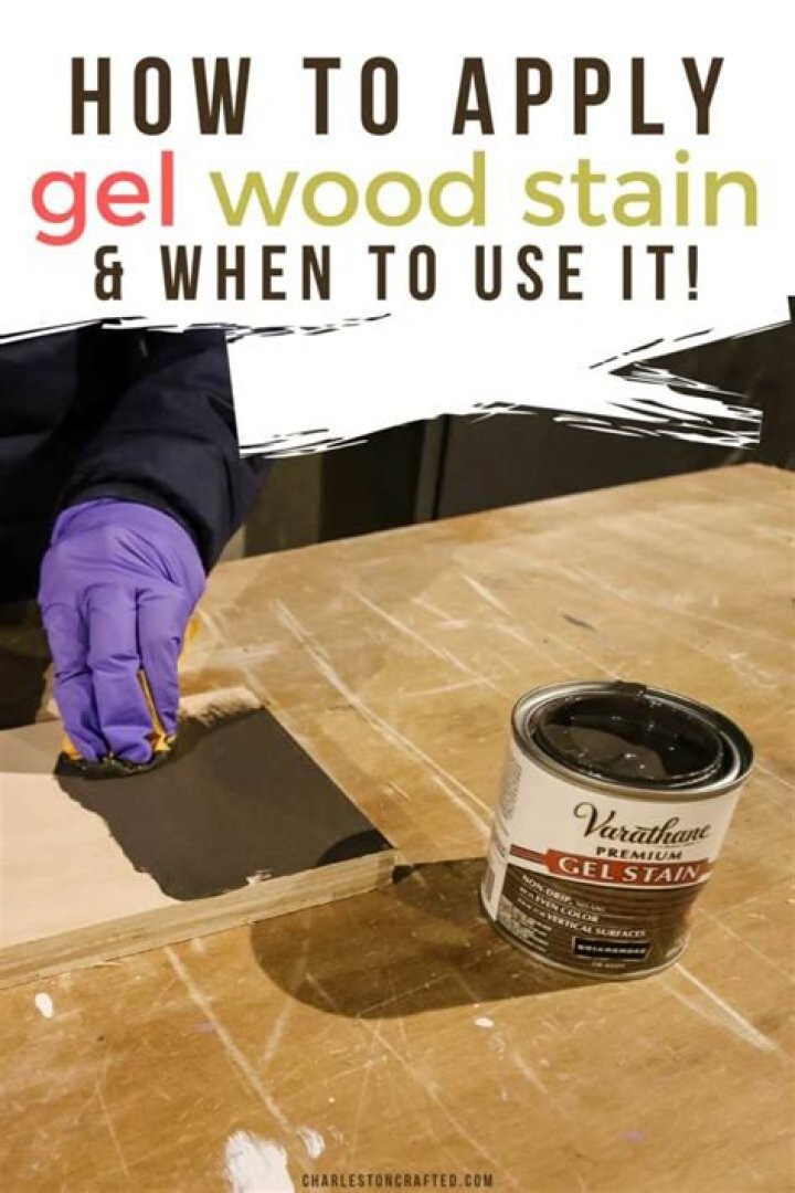 Do you have to sand before applying gel stain?