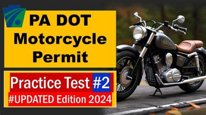 Do you have to schedule a motorcycle permit test in PA?