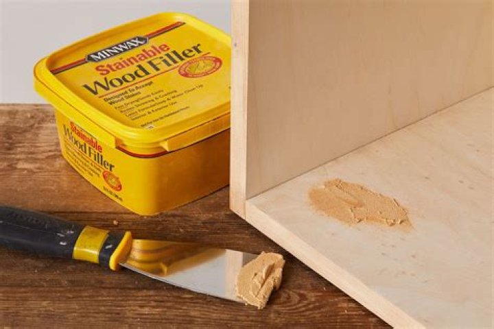 Do you use wood filler before or after staining?