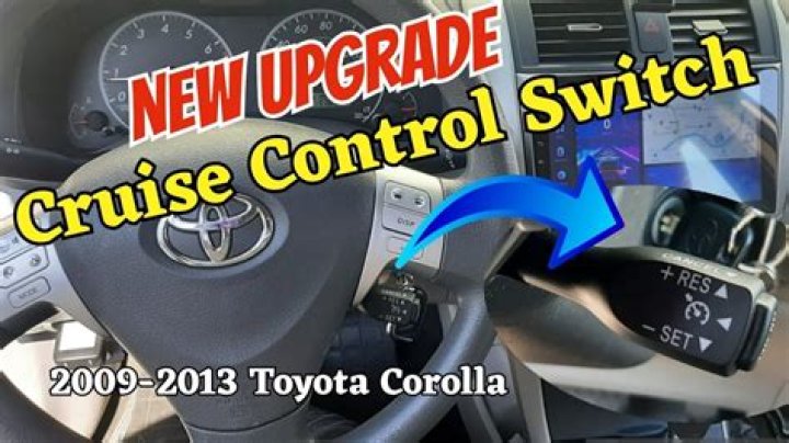 Does a Toyota Corolla have cruise control?