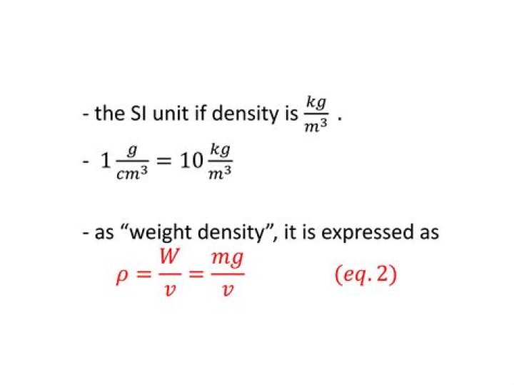Does density change gravity?