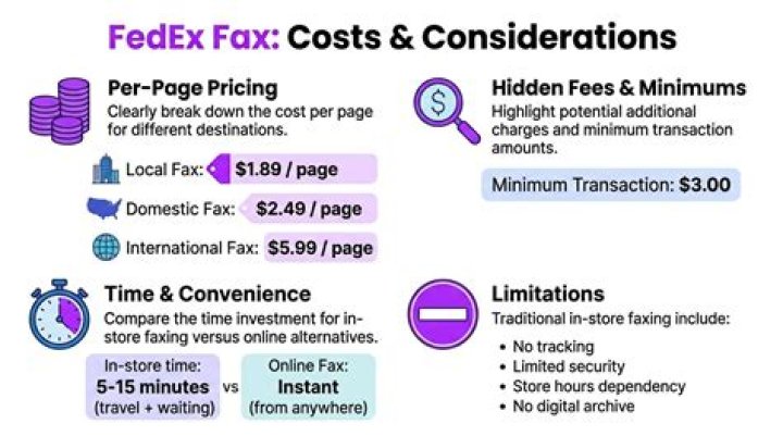 Does FedEx store fax?