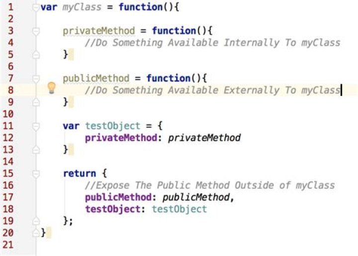 Does JavaScript have private methods?
