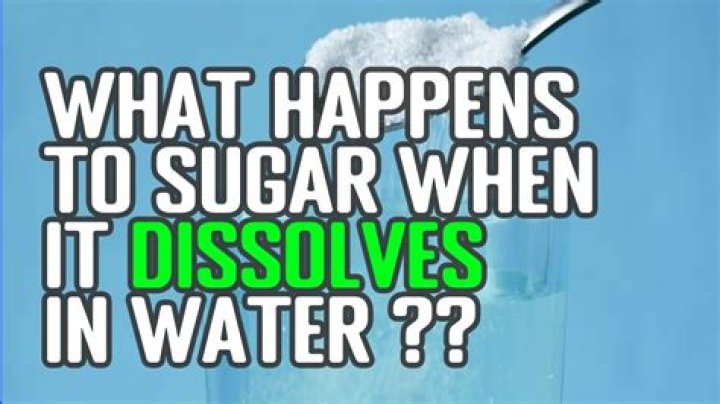 Does sugar dissolve in sand?