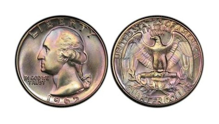 Does the 1965 quarter have silver?