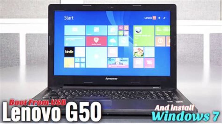 How boot Lenovo g50 laptop?