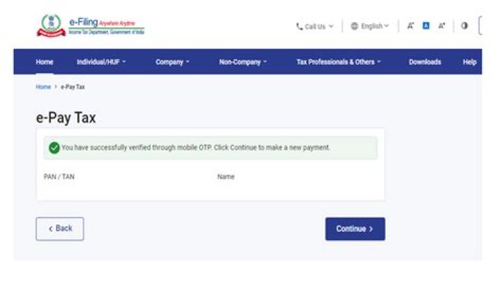 How can I change my PAN details in income tax website?