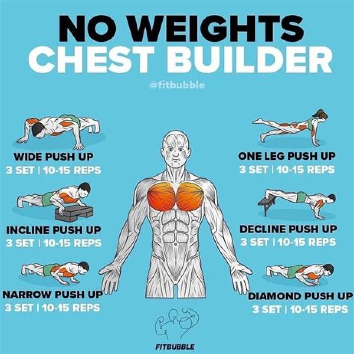 How can I grow my chest at home?