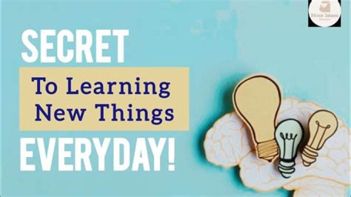 How can I learn new things everyday?