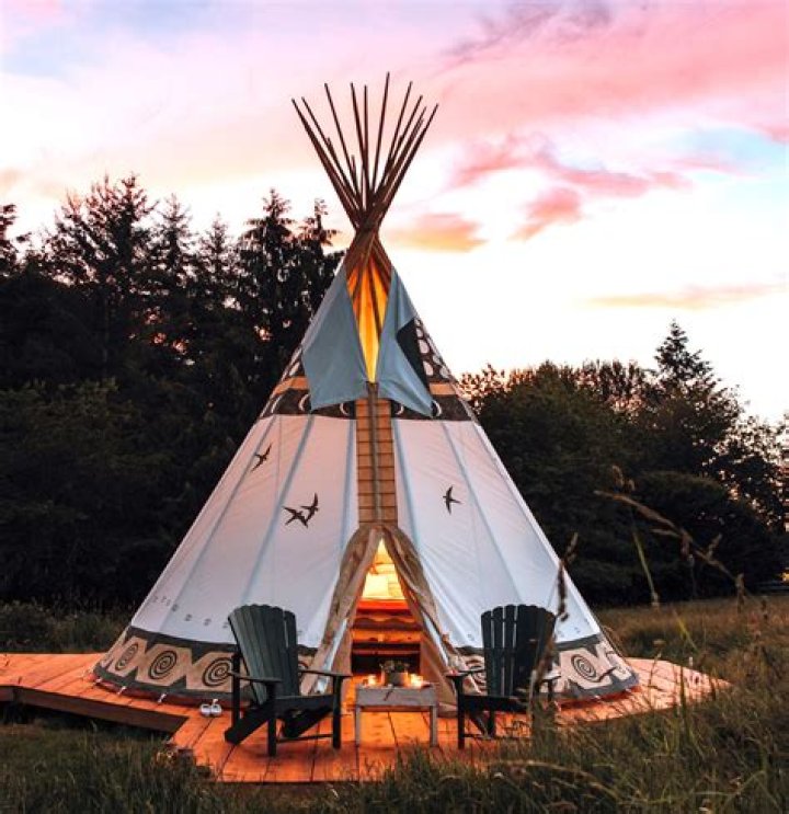 How did teepees stay warm?
