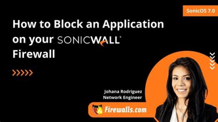 How do I block Youtube on SonicWall firewall?