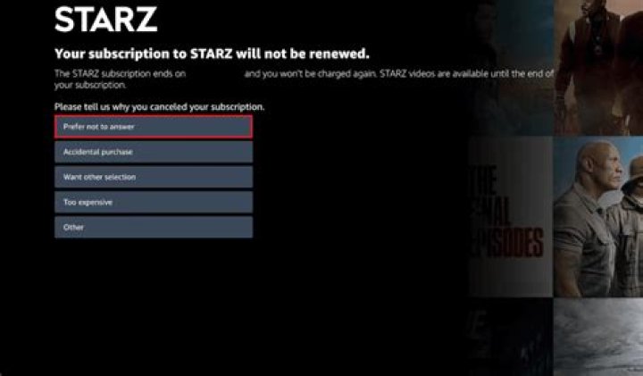 How do I cancel Starz Play?