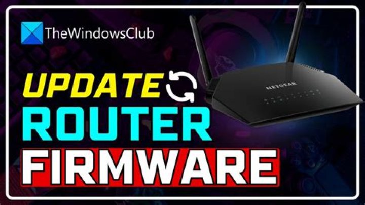 How do I change the firmware on my router?