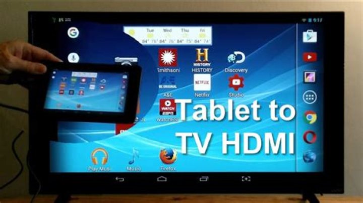 How do I connect my tablet to a non smart TV?