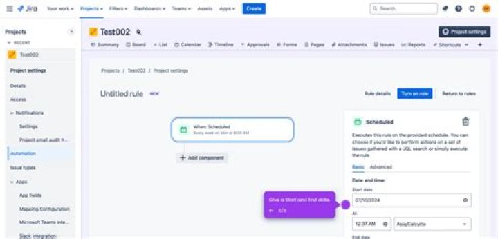 How do I create a test cycle folder in Jira?