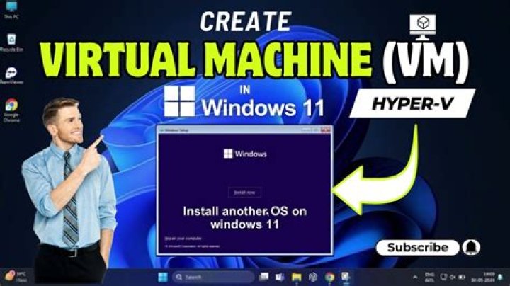 How do I create a virtual machine on my laptop?