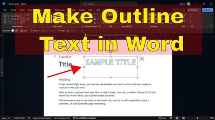 How do I create an outline in Word 2010?