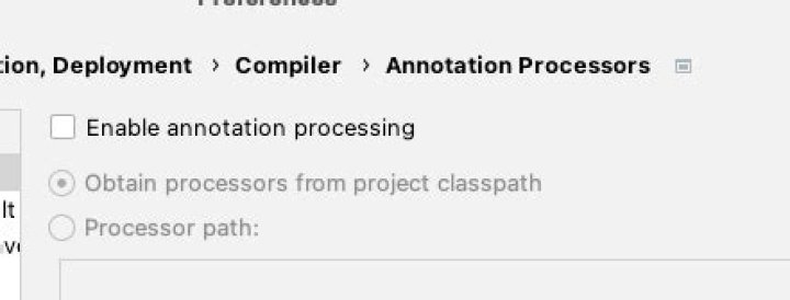 How do I enable annotation processing in IntelliJ?