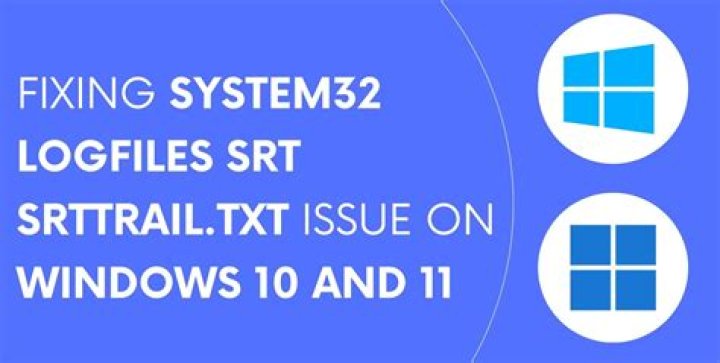 How do I fix the Srttrail TXT log in Windows?